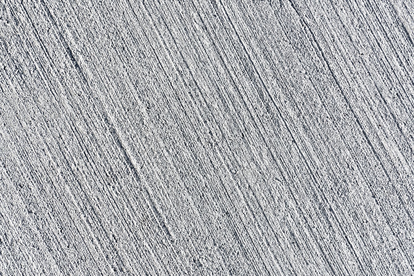 Brushed-finish garage floor slab